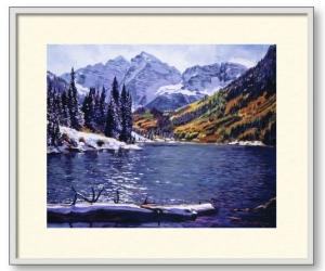 Thank you to an Art Collector from Beaverton OR for buying a framed print of ROCKY MOUNTAIN  SERENITY